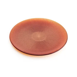 Prato Vidro Laranja - Com Glitter Ref. 8635.7