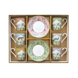 Set 6 Chavenas de Café PARADIS SAUVAGE