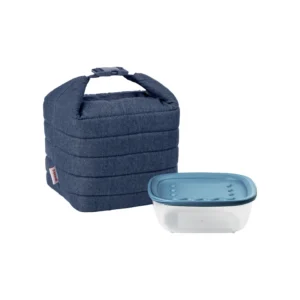 BOLSA TÉRMICA E RECIPIENTE HERMÉTICO 'HANDY JEANS'