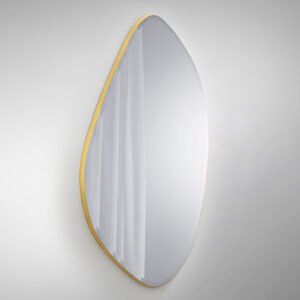 Espelho com forma oval irregular