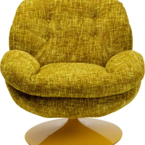 Poltrona giratória Cosy Amarelo